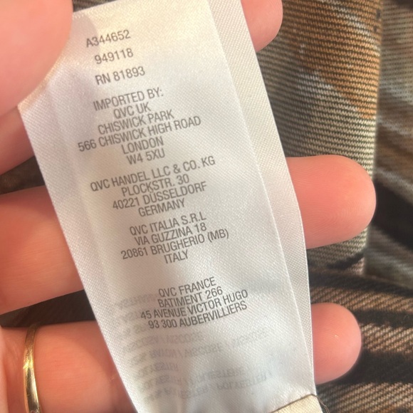 Susan Graver Weekend Womans Printed Ponte Pullover Tunic Brown Flowy Artsy 1X - Picture 8 of 11